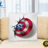 Los Angeles Rams NFL Football Captain Americas Shield Marvel Avengers Square Pillow