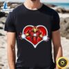 Marvel Iron Man Heart Blaster Glow Valentine T Shirt Tshirt