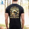 Miami Super Bowl Champions 2024 'Gold Rush Vintage' T Shirt 2 Miami Super Bowl Champions 2024 Gold Rush Vintage T Shirt