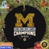 Michigan Wolverines 2024 Rose Bowl Game Champions Go Blue Ornament Tree Decoration 2 Michigan Wolverines 2024 Rose Bowl Game Champions Go Blue Ornament Tree Decoration