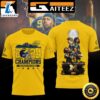 Michigan Wolverines College Football Playoff National Champions 2024 Merchandise Two Side Unisex T Shirt