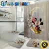Mickey And Minnie Moon I Love You To Disney And Back Shower Curtains Bathroom Sets 3 Mickey And Minnie Moon I Love You To Disney And Back Shower Curtains Bathroom Sets