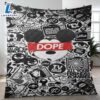 Mickey Mouse Dope Art Cartoon Christmas Gift Lover Blanket