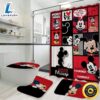 Mickey Mouse Scenes In Red Bathroom Accessory Set 3 Mickey Mouse Scenes In Red Bathroom Accessory Set
