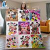 Mickey and Minnie Disney Fan Gift Happy Valentine's Day Gift Mickey and Minnie Love Blanket