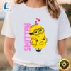 Minions Valentine’s Day Smitten V-Neck T-Shirt 3 Minions Valentine’s Day Smitten V Neck T Shirt t shirt
