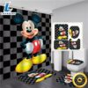 Model 2 Funny Mickey Mouse Bathroom Sets Shower Curtain Sets