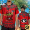 NCAA Georgia Bulldogs Baby Yoda Hawaiian Shirt