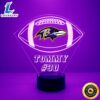 NFL Baltimore Ravens Football Led Sports Fan Lamp 2 NFL Baltimore Ravens Football Led Sports Fan Lamp 1
