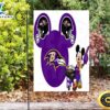 NFL Baltimore Ravens Mickey Disney2 Double Sided Printing Garden Flag 3 NFL Baltimore Ravens Mickey Disney2 Double Sided Printing Garden Flag