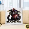 NFL Captain America Thor Spider Man Hawkeye Avengers Endgame Football Baltimore Ravens Square Pillow 2 NFL Captain America Thor Spider Man Hawkeye Avengers Endgame Football Baltimore Ravens Square Pillow