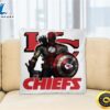 NFL Captain America Thor Spider Man Hawkeye Avengers Endgame Football Kansas City Chiefs Square Pillow