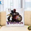 NFL Captain America Thor Spider Man Hawkeye Avengers Endgame Football Minnesota Vikings Square Pillow