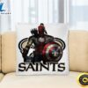 NFL Captain America Thor Spider Man Hawkeye Avengers Endgame Football New Orleans Saints Square Pillow