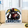 NFL Captain America Thor Spider Man Hawkeye Avengers Endgame Football San Diego Chargers Square Pillow 2 NFL Captain America Thor Spider Man Hawkeye Avengers Endgame Football San Diego Chargers Square Pillow