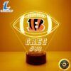 NFL Cincinnati Bengals Football Led Sports Fan Lamp