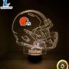 NFL Cleveland Browns Light Up Modern Helmetnfl Football Led Sports Fan Lamp