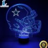 NFL Cowboys Modern Helmet Light Up Nfl Football Led Sports Fan Lamp