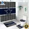 NFL Dallas Cowboys 4pcs Bathroom Rugs Set Bath Shower Curtains Toilet Lid Covers Mat Logo 3 NFL Dallas Cowboys 4pcs Bathroom Rugs Set Bath Shower Curtains Toilet Lid Covers Mat Logo