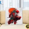 NFL Deadpool Marvel Comics Sports Football Cleveland Browns Square Pillow