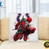 NFL Deadpool Marvel Comics Sports Football Indianapolis Colts Square Pillow