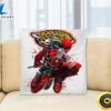 NFL Deadpool Marvel Comics Sports Football Jacksonville Jaguars Square Pillow