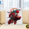 NFL Deadpool Marvel Comics Sports Football Miami Dolphins Square Pillow