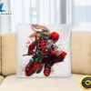 NFL Deadpool Marvel Comics Sports Football Minnesota Vikings Square Pillow