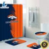 NFL Denver Broncos Bathroom 4pcs Rugs Set Bath Mat Shower Curtain Toilet Lid Cover 3d 2 NFL Denver Broncos Bathroom 4pcs Rugs Set Bath Mat Shower Curtain Toilet Lid Cover 3d