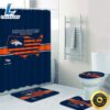 NFL Denver Broncos Bathroom 4pcs Rugs Set Bath Mat Shower Curtain Toilet Lid Cover Set 2 NFL Denver Broncos Bathroom 4pcs Rugs Set Bath Mat Shower Curtain Toilet Lid Cover Set