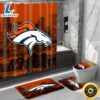 NFL Denver Broncos Bathroom Set Shower Curtains Non-Slip Rugs Toilet Lid Cover Mats 3d 2 NFL Denver Broncos Bathroom Set Shower Curtains Non Slip Rugs Toilet Lid Cover Mats 3d