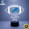 NFL Detroit Lions Football Led Sports Fan Lamp 5954