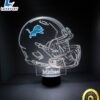NFL Detroit Lions Light Up Modern Helmet Nfl Football Led Sports Fan Lamp