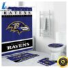 NFL Football Team Baltimore Ravens Bathroom Sets Shower Curtain Sets