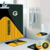 NFL Green Bay Packers 4pcs Bathroom Rug Set Bath Shower Curtain Toilet Lid Cover Mat 3d 3 NFL Green Bay Packers 4pcs Bathroom Rug Set Bath Shower Curtain Toilet Lid Cover Mat 3d