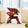 NFL Iron Man Marvel Comics Sports Football Arizona Cardinals Square Pillow