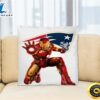 NFL Iron Man Marvel Comics Sports Football New England Patriots Square Pillow 3 NFL Iron Man Marvel Comics Sports Football New England Patriots Square Pillow