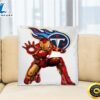NFL Iron Man Marvel Comics Sports Football Tennessee Titans Square Pillow