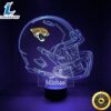 NFL Jacksonville Jaguars Light Up Modern Helmet Nfl Football Led Sports Fan Lamp
