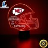 NFL Kansas City Chiefs Football Led Sports Fan Lamp