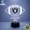 NFL Las Vegas Raiders Football Led Sports Fan Lamp 2 NFL Las Vegas Raiders Football Led Sports Fan Lamp 1