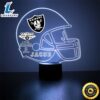 NFL Las Vegas Raiders Football Led Sports Fan Lamp 3 NFL Las Vegas Raiders Football Led Sports Fan Lamp