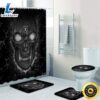 NFL Las Vegas Raiders Shower Curtain 4pcs Toilet Lid Cover Non-Slip Bath Rugs Set Skull 3 NFL Las Vegas Raiders Shower Curtain 4pcs Toilet Lid Cover Non Slip Bath Rugs Set Skull