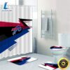 NFL Logo Buffalo Bills Shower Curtain Non-Slip Bath Mat Toilet Lid Cover Rug Bathroom Sets 2 NFL Logo Buffalo Bills Shower Curtain Non Slip Bath Mat Toilet Lid Cover Rug Bathroom Sets