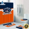 NFL Logo Denver Broncos 4 Pieces Bathroom Rugs Set Shower Curtain Toilet Lid Cover Decor 3 NFL Logo Denver Broncos 4 Pieces Bathroom Rugs Set Shower Curtain Toilet Lid Cover Decor