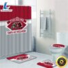 NFL Logo Tampa Bay Buccaneers 4pcs Bathroom Rugs Set Shower Curtain Toilet Lid Cover Gift 3 NFL Logo Tampa Bay Buccaneers 4pcs Bathroom Rugs Set Shower Curtain Toilet Lid Cover Gift