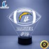 NFL Los Angeles Chargers Football Led Sports Fan Lamp 1