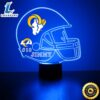 NFL Los Angeles Rams Football Led Sports Fan Lamp 8027