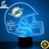 NFL Miami Dolphins Football Led Sports Fan Lamp