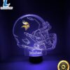 NFL Minnesota Vikings Light Up Modern Helmet Nfl Football Led Sports Fan Lamp 3 NFL Minnesota Vikings Light Up Modern Helmet Nfl Football Led Sports Fan Lamp